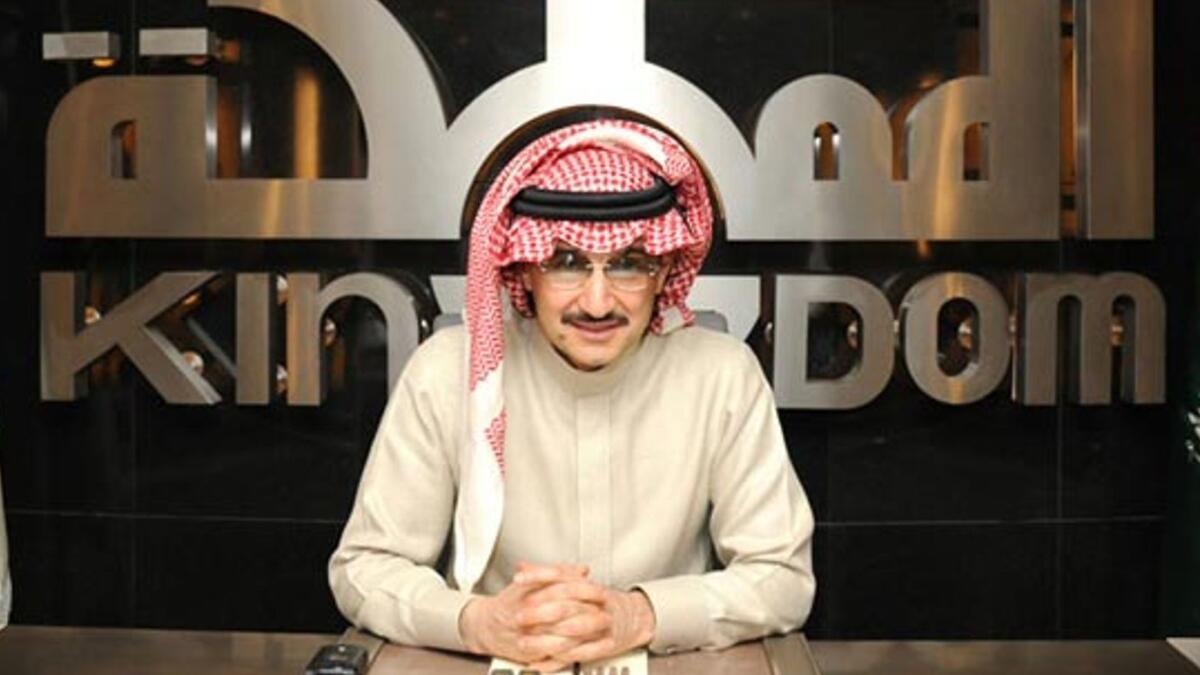Prince Alwaleed bin Talal rose to international prominence after making a big successful bet on Citigroup Inc in the 1990s and he was an early investor in Apple Inc. — File photo