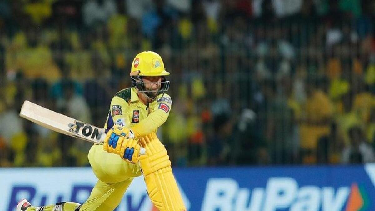 Chennai Super Kings batter Devon Conway has been ruled out of the remainder of the Indian Premier League. - AFP