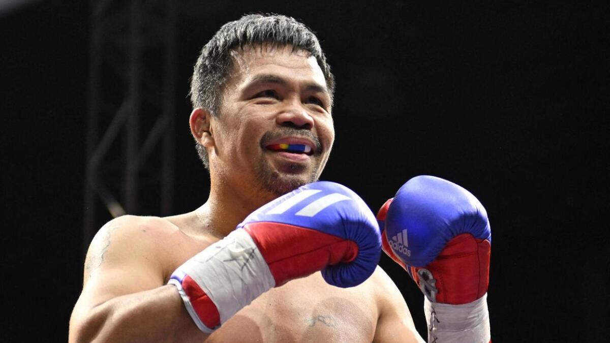 Filipino boxing icon Manny Pacquiao has hinted at his return to boxing next year. - AFP File