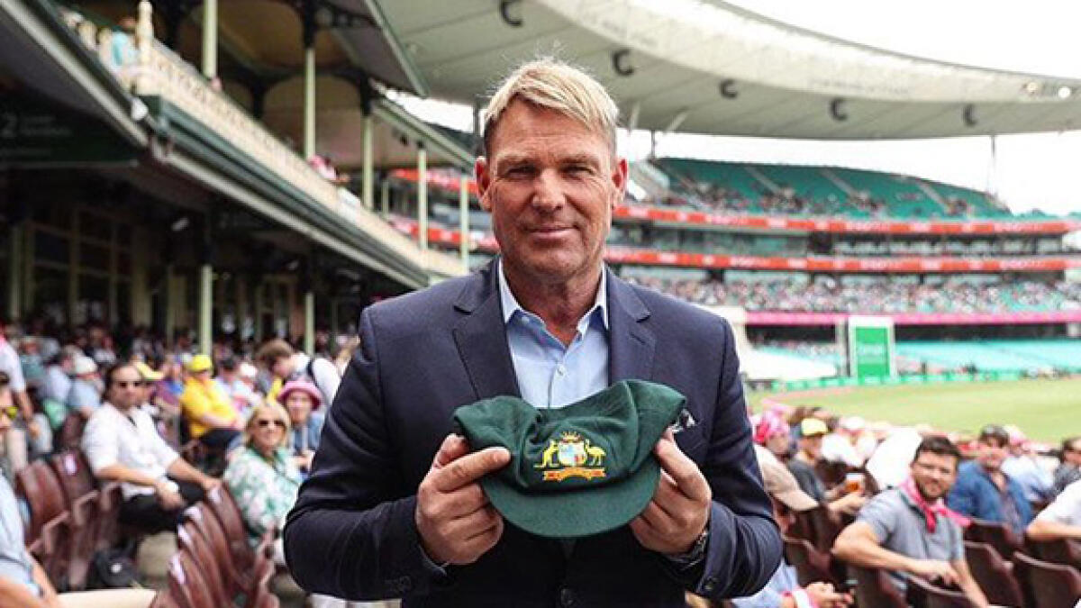 Shane Warne, the second highest wicket-taker in Test cricket, said his love for the country isn't limited to a cap. -- Twitter