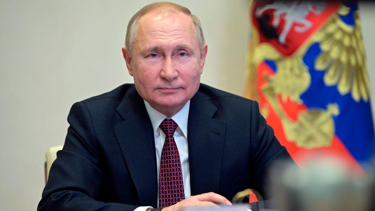 Russian President Vladimir Putin in Moscow. –AP
