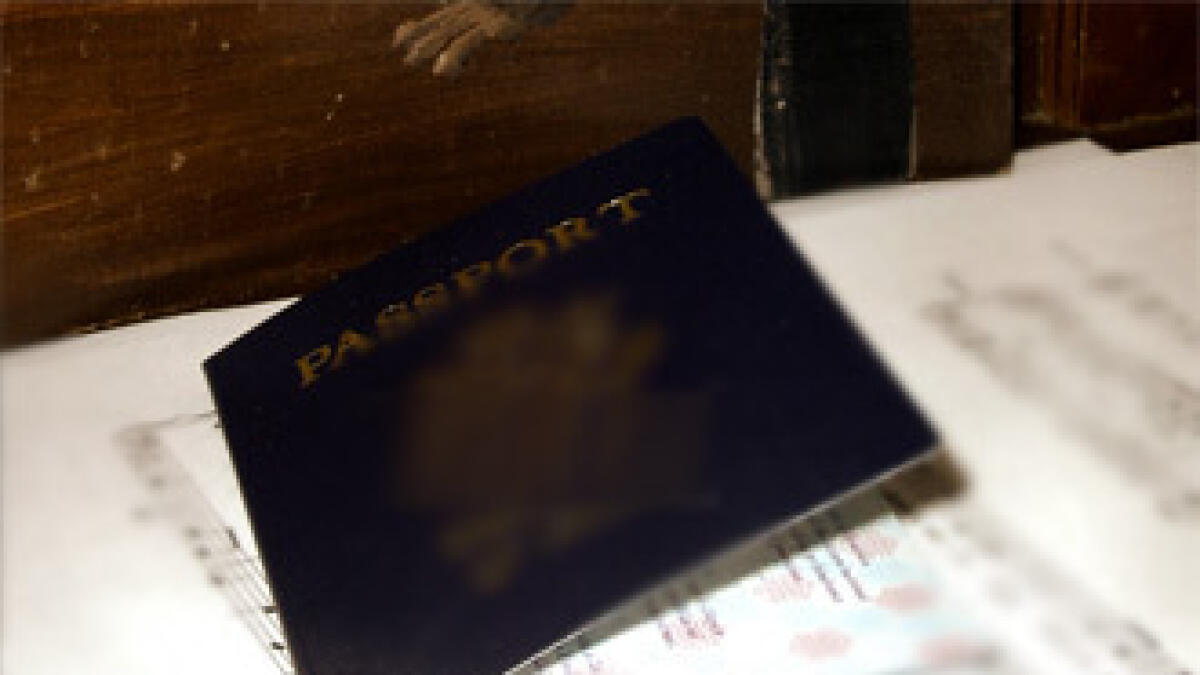 Passport is a personal property