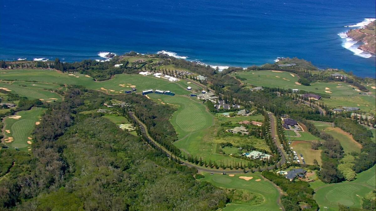 The Sentry will be held this week at the Plantation Course on the island of Maui in Hawaii on the PGA Tour. - Supplied photo