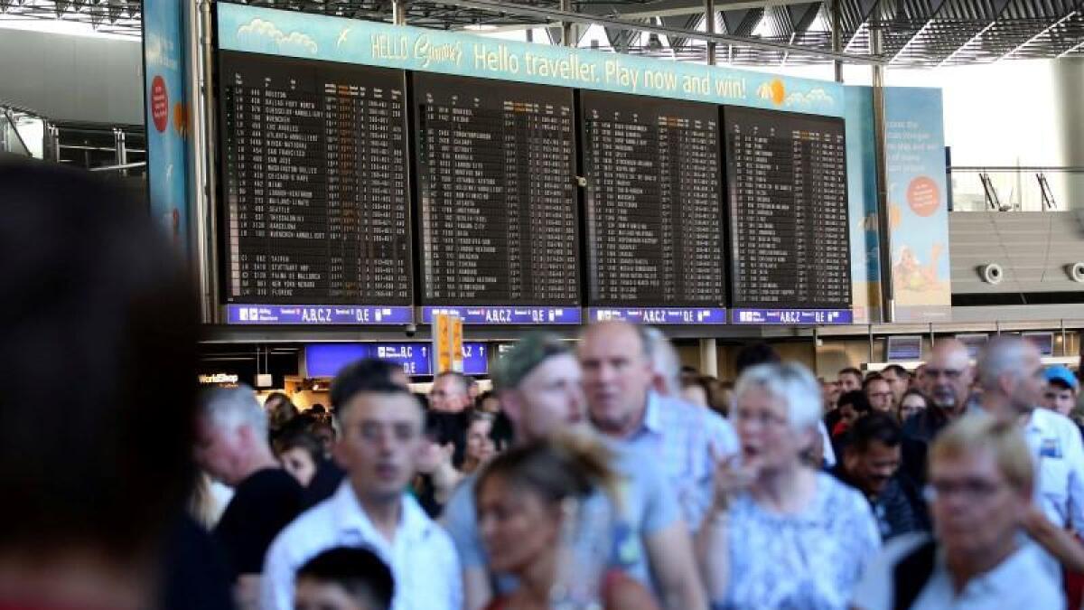 Man makes bomb threat, police evacuate parts of Frankfurt airport