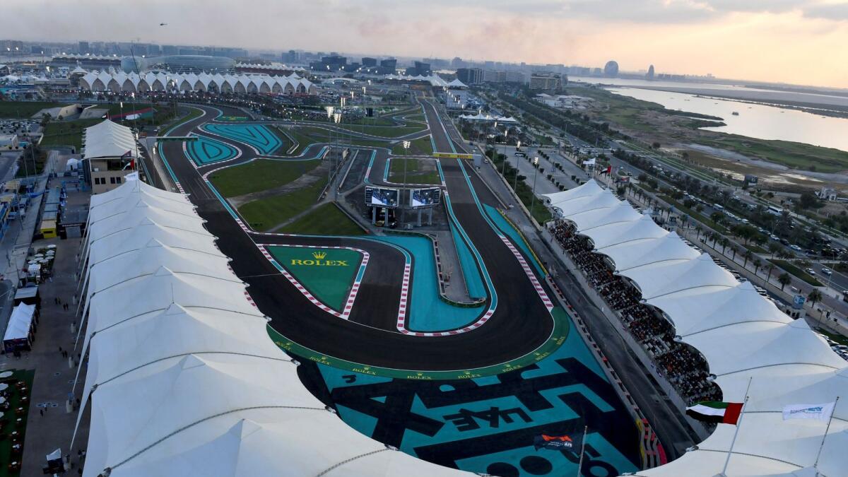 A general view of the Yas Marina Circuit. (Supplied photo)