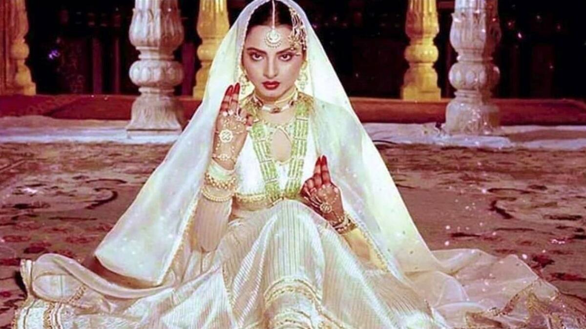Rekha in and as Umrao Jaan (1981)