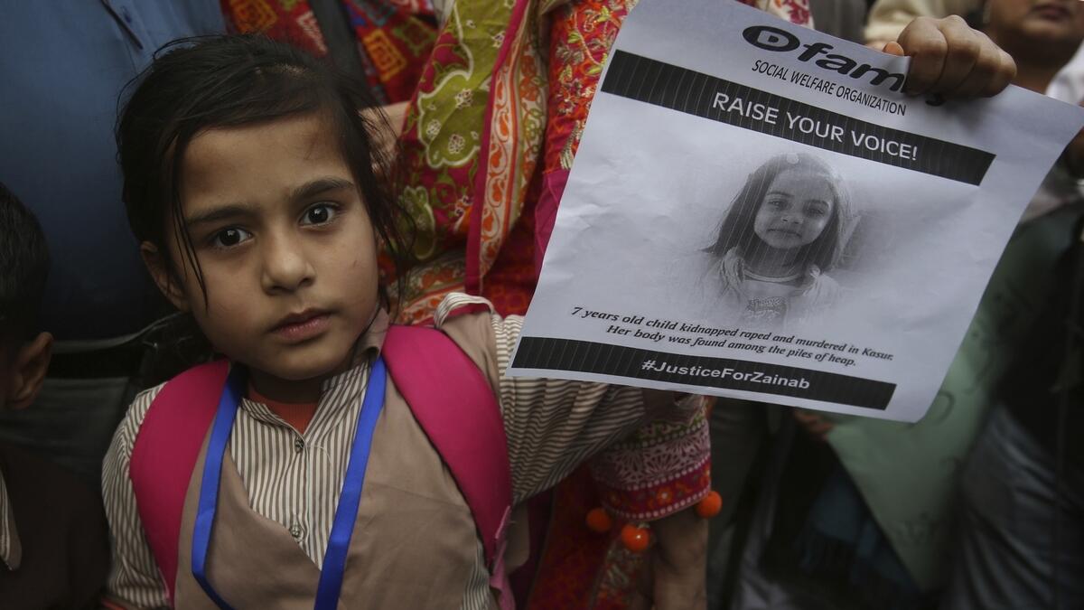 Protests held across Pakistan after 7-year-old girls rape and murder
