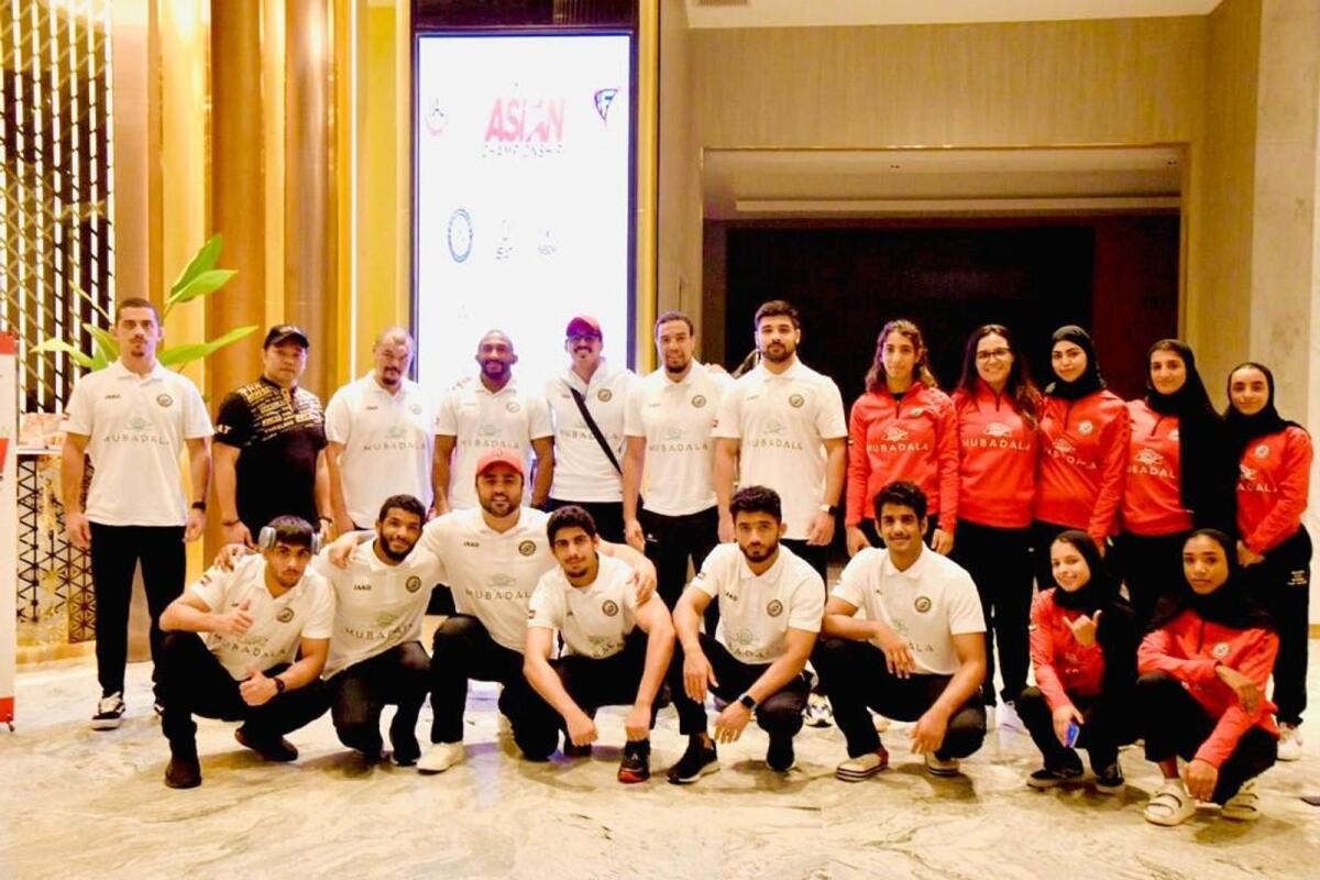 Members of the UAE Jiu-Jitsu team. — Supplied photo