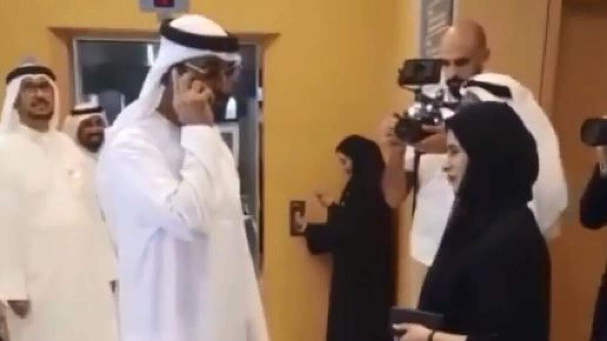 Video: Woman in UAE receives surprise phone call from Sheikh Mohamed