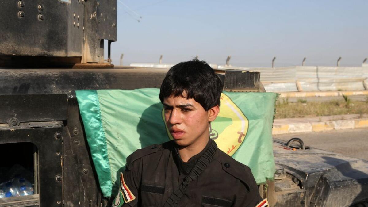 Summer camp for Iraqi boys training to fight Daesh