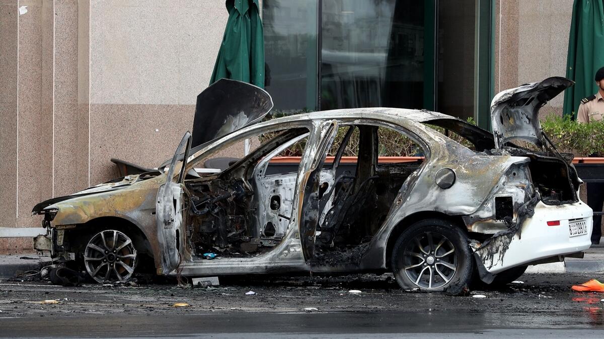Two Arab men severely burned in Sharjah car fire 