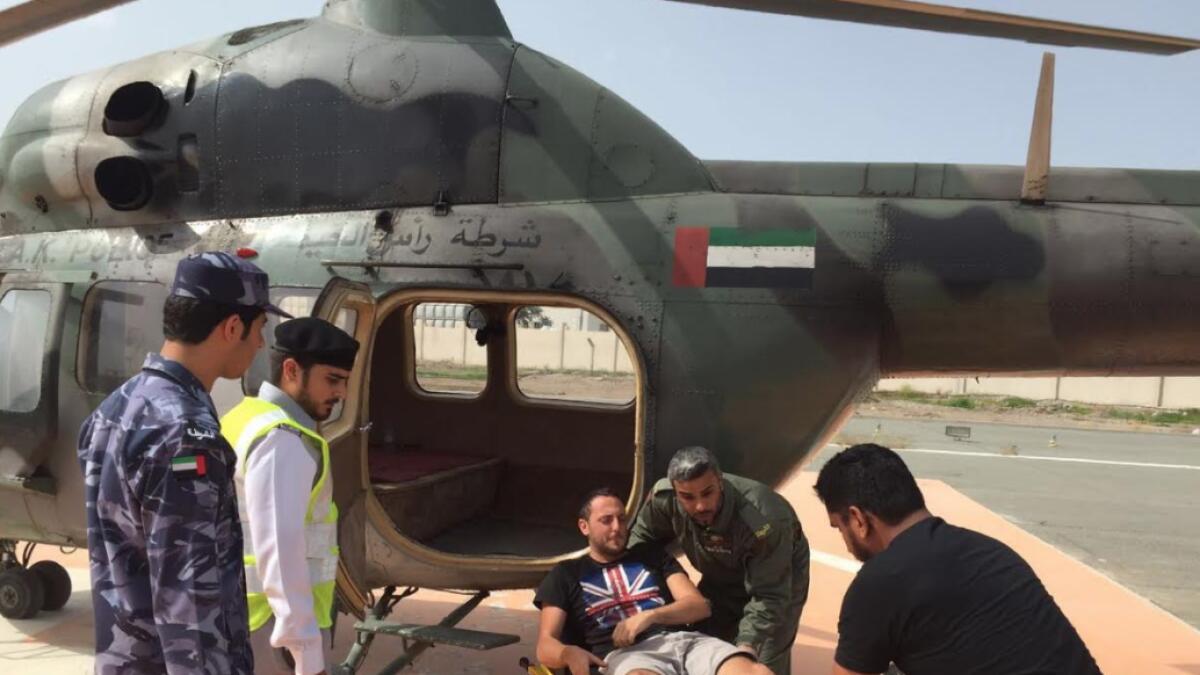 RAK Police air wing carry out 135 rescue operations