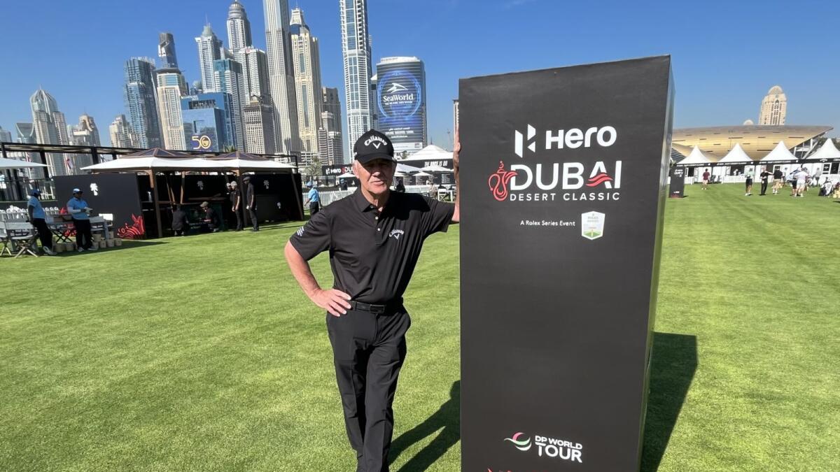 Peter Cowen in Dubai at the recent 2024 HERO Dubai Desert Classic. - Supplied photo