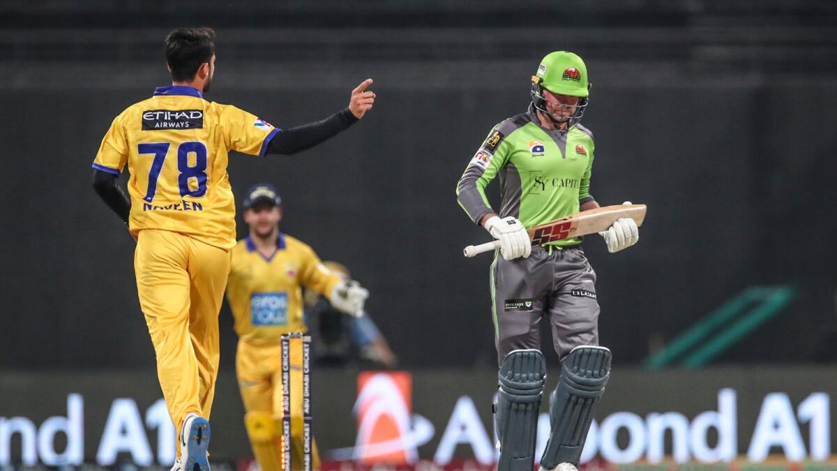 The Qalandars lost to Team Abu Dhabi on Friday. (Supplied photo)
