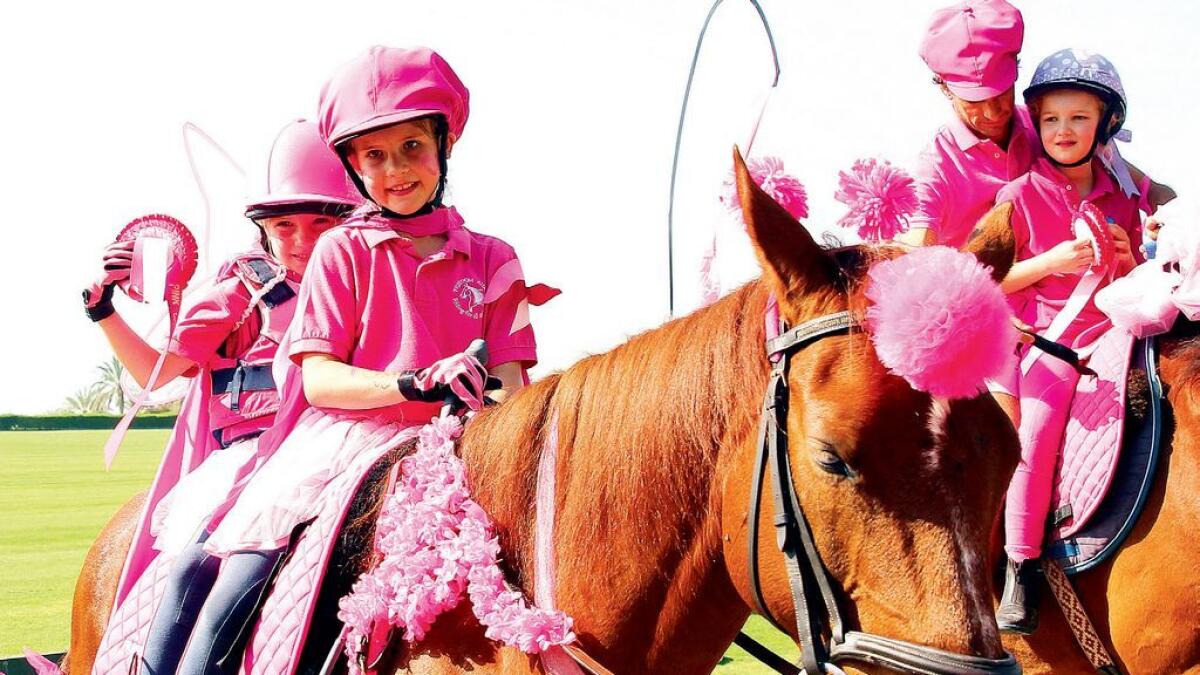 Kids turn ambassadors of pink cause