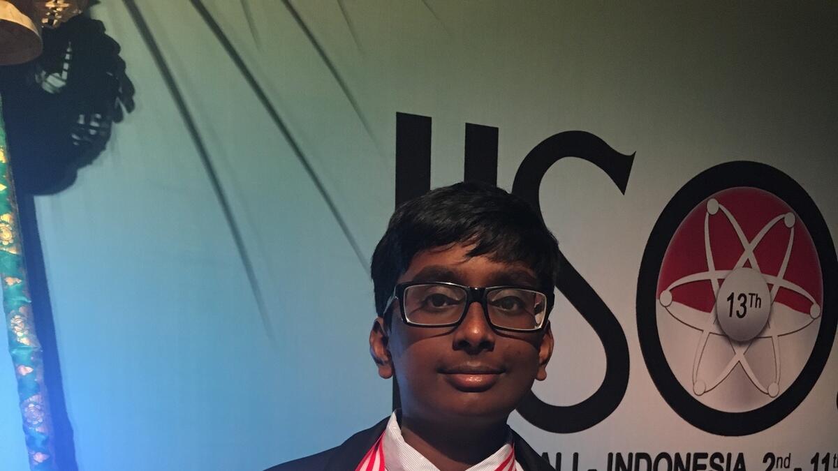Dubai student wins at international science olympiad