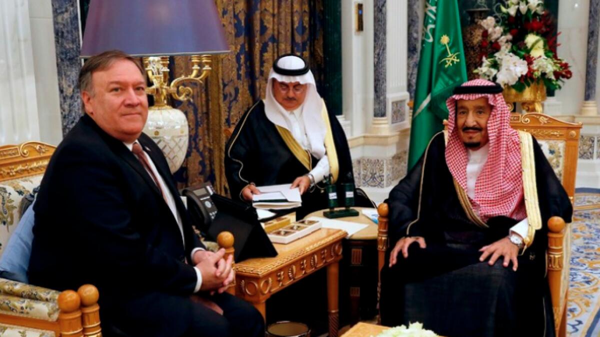 Mike Pompeo reaches Riyadh, meets Saudis King Salman