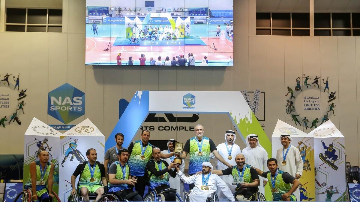 Dubai Municipality retain Wheelchair Basketball title