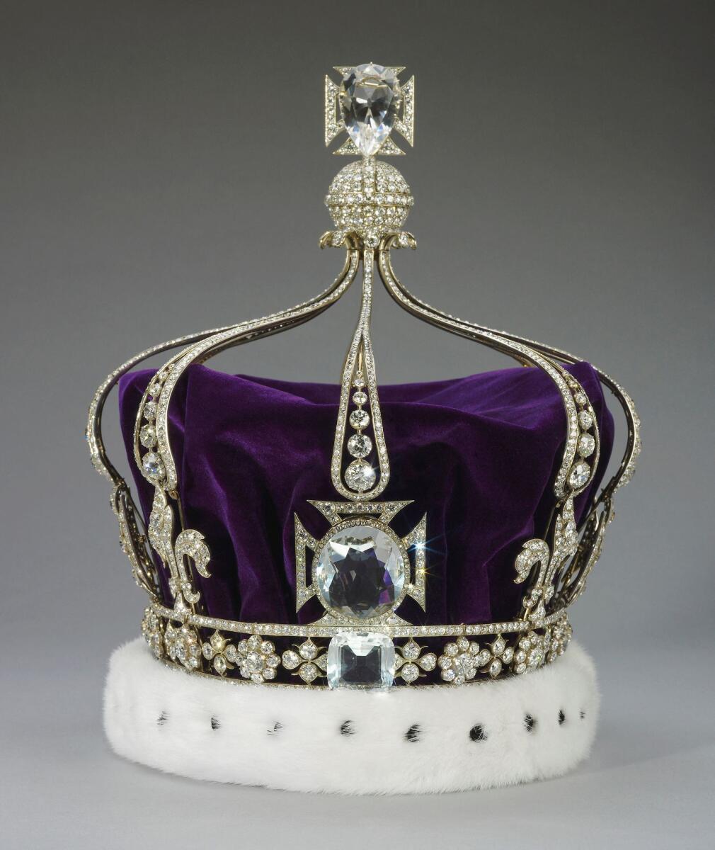 An undated handout image of Queen Mary's Crown which has been removed from display at the Tower of London for modification work ahead of the Coronation of Britain's King Charles and Queen Camilla on May 6, in London, Britain, in this handout released on February 14, 2023. Queen Mary's Crown will be used for the Coronation of Britain's Queen Camilla at Westminster Abbey.  — AFP