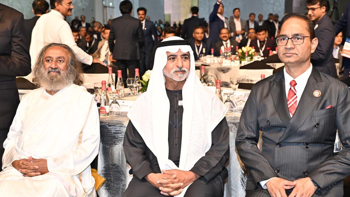 Sheikh Nahyan bin Mubarak Al Nahyan at the ICAI Dubai annual international conference. He commended the event as a platform for professional growth and reaffirmation of shared values.