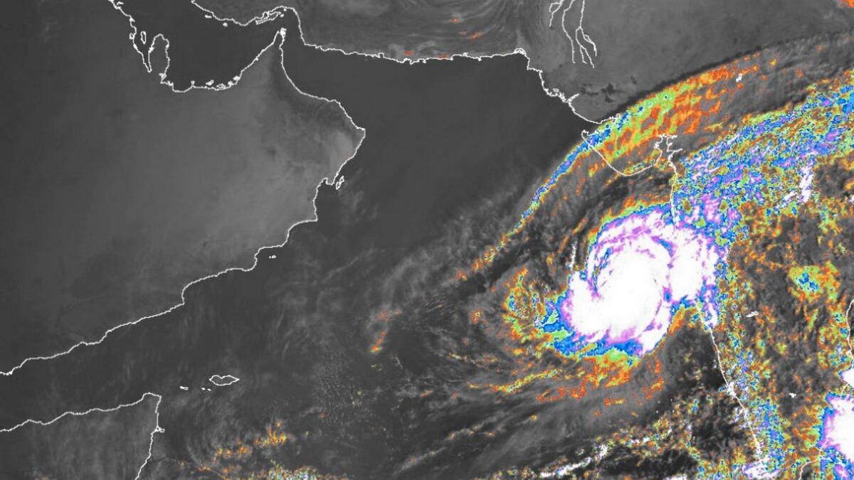 Kyarr, Cyclone, UAE, weather, wind, Cyclone Kyarr