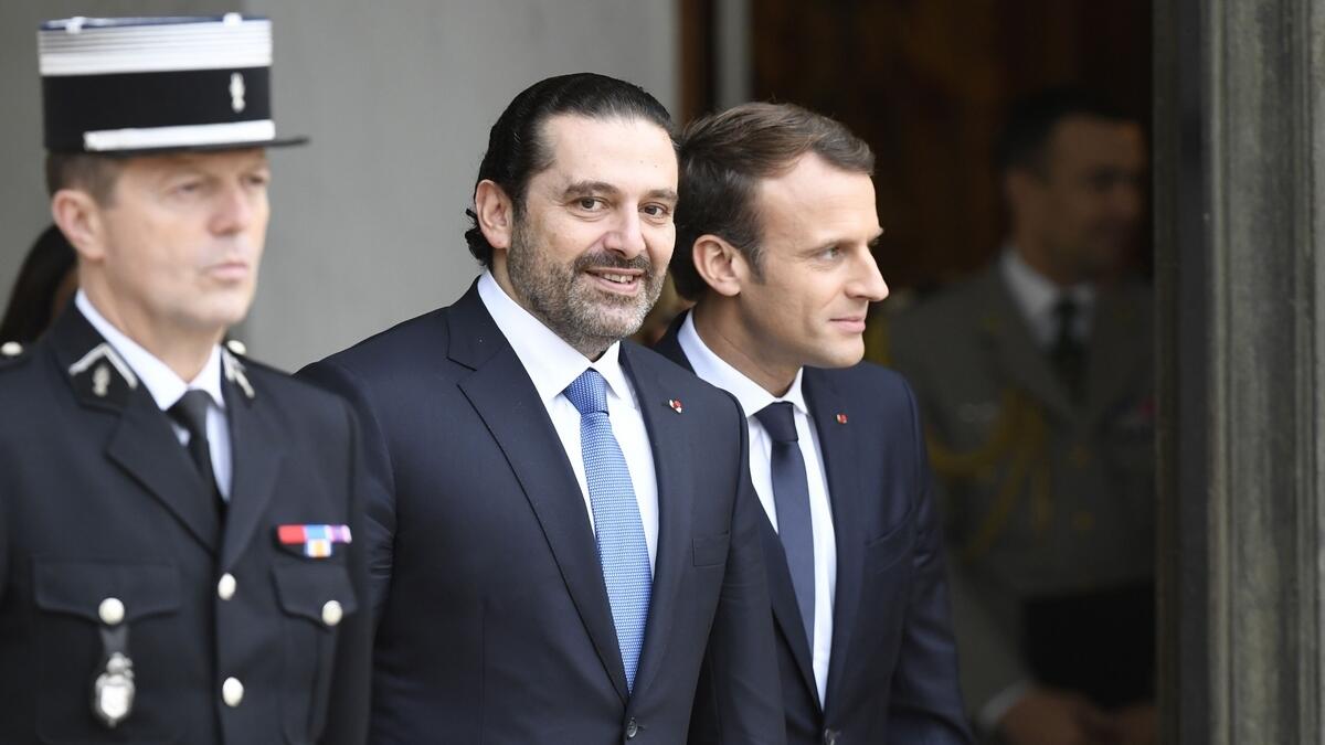 After Macron meeting, Hariri says will clarify position in Lebanon
