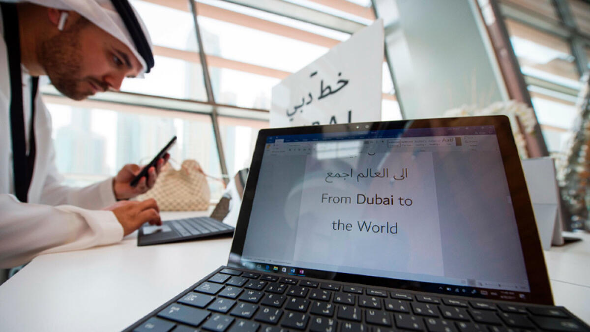 Emirates tells Dubai Font story to world