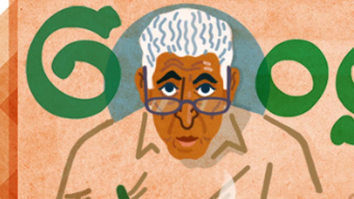 Google Doodle يحتفي بالروائي السعودي عبد الرحمن منيف