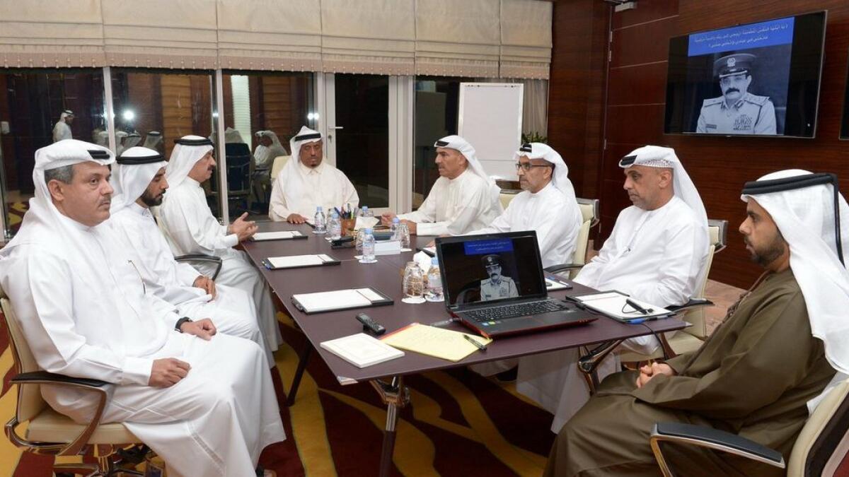 Dubai Police hold emergency meeting after farewell to Al Mazeina