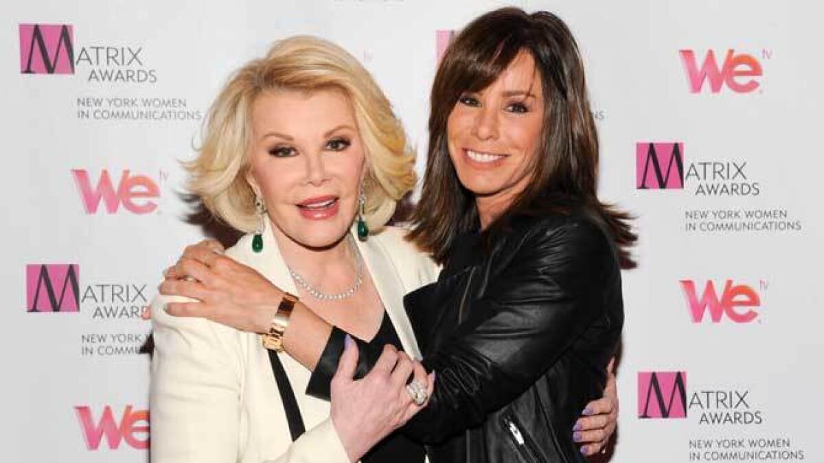 Writing it gave me permission to laugh: Melissa Rivers