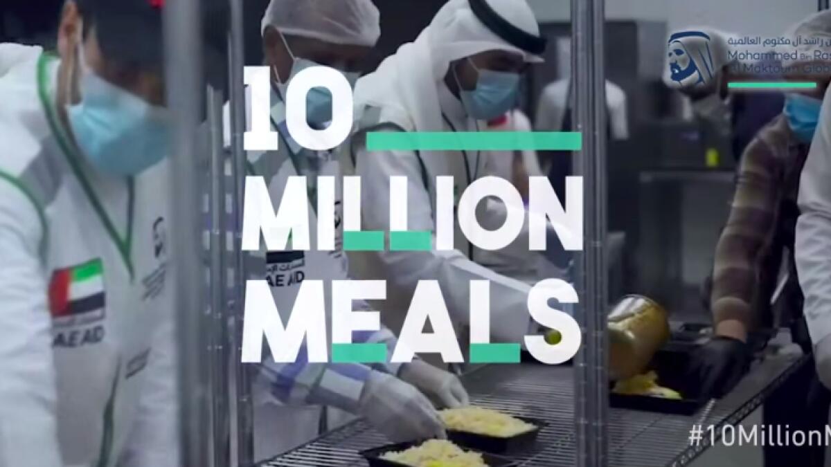 10 million meals, 11 million meals, food campaign, ramadan 2020, covid-19, coronavirus