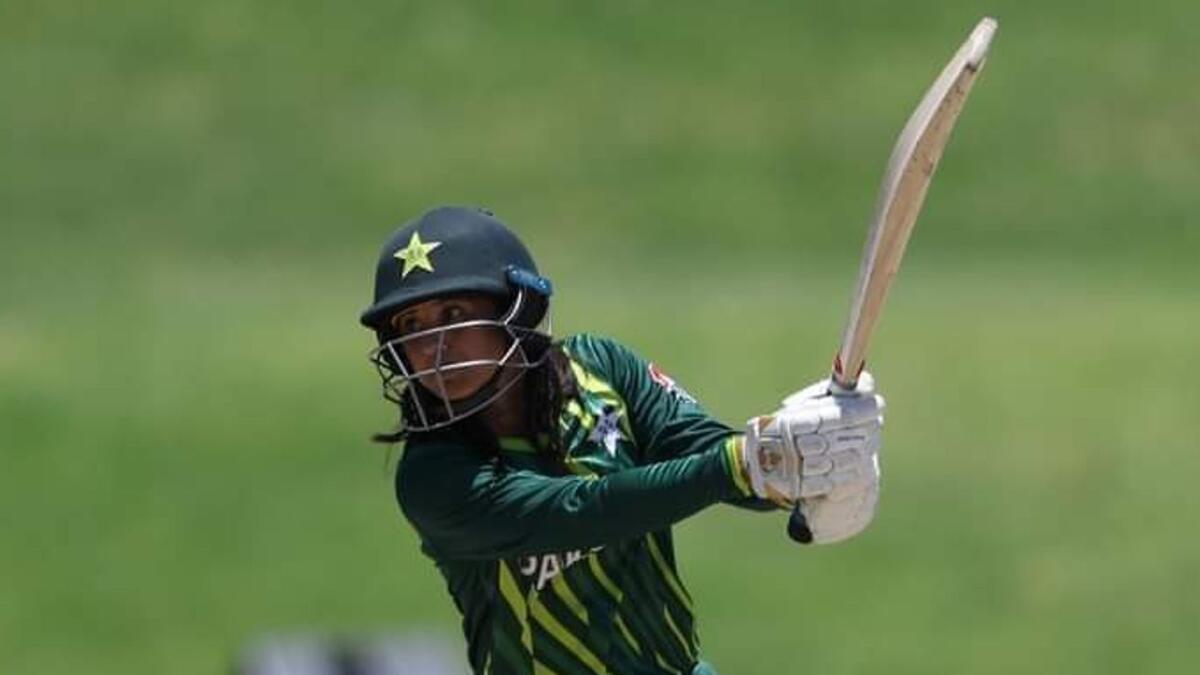 Eyman Fatima's talent and dedication have earned her recognition, including a chance to represent Pakistan U19 in the ICC U19 Women's T20 World Cup. Photo: Eyman Fatima/ Facebook
