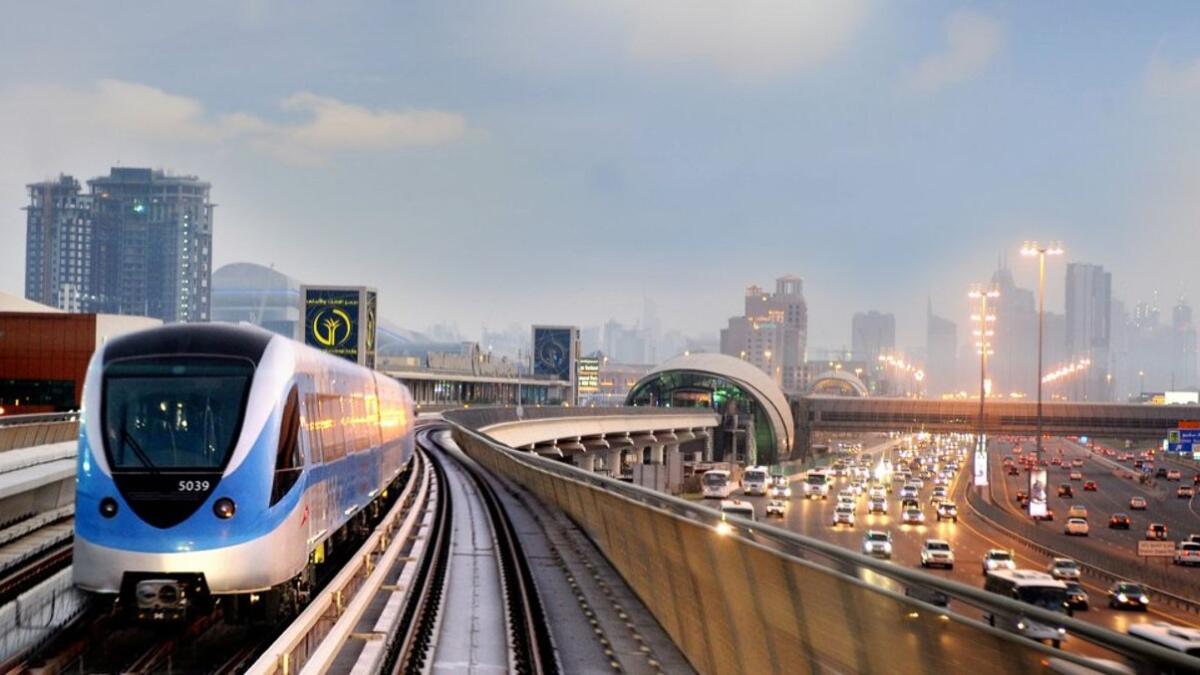 Dubai Metro. Photo: Supplied