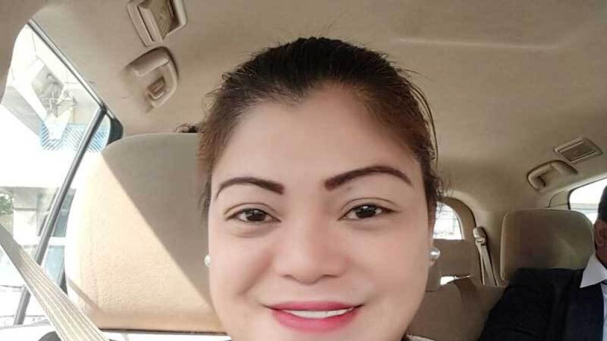 The driver Fritzie Castro, 43, a Filipina, has been in Dubai for seven years. 