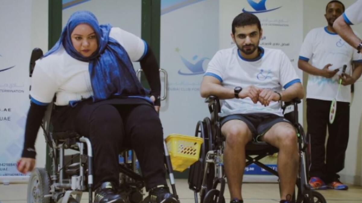 Video: Dubai royal joins people with determination for 30x30 challenge