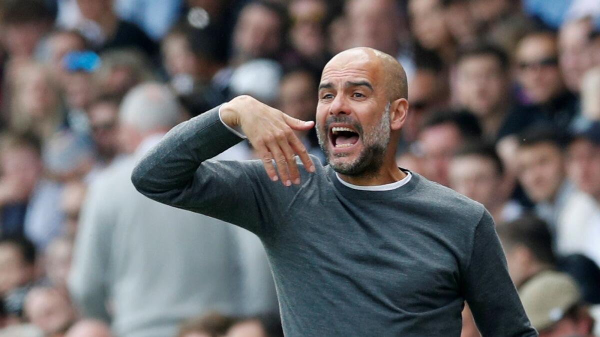 Pep Guardiola says Manchester City is not breaching FFP rules .— Reuters