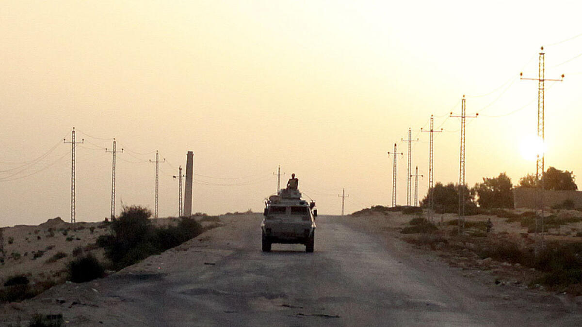Militants kill 5 at military checkpoints in Egypts Sinai