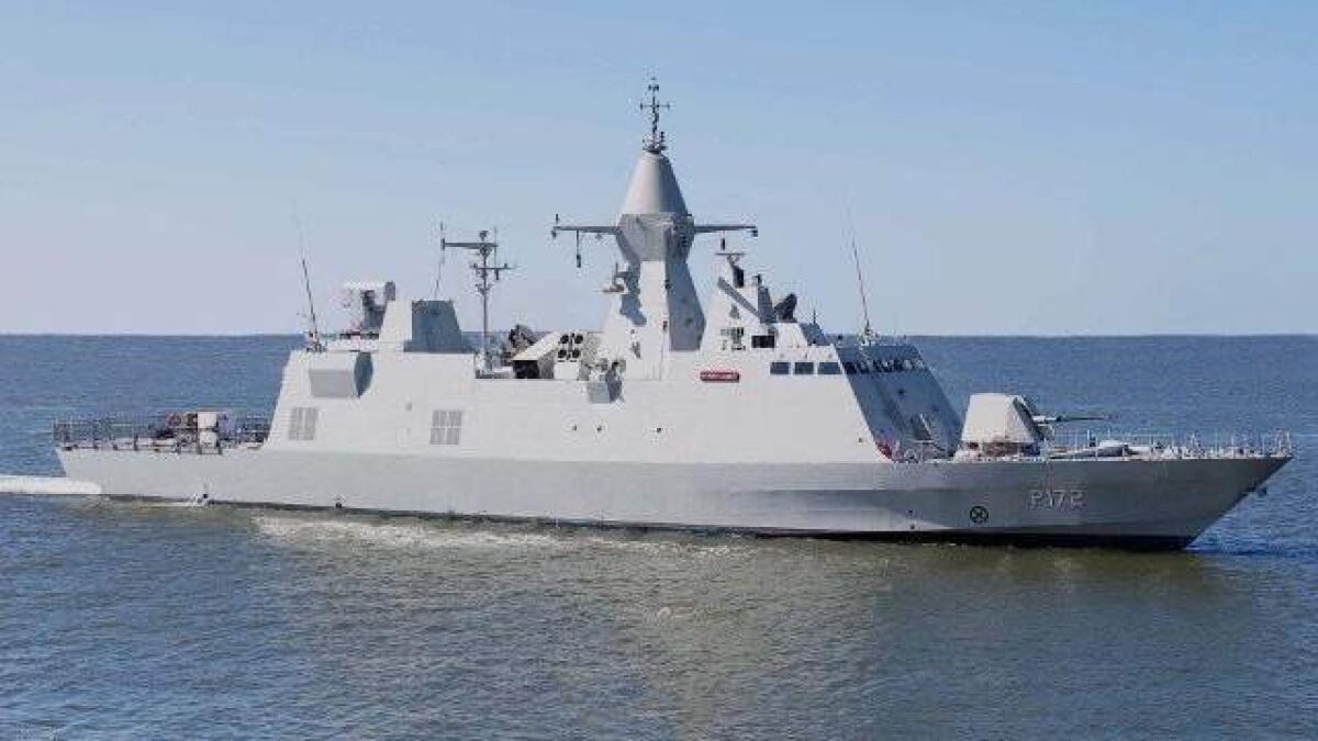 Merchant ship collides with UAE Navy boat