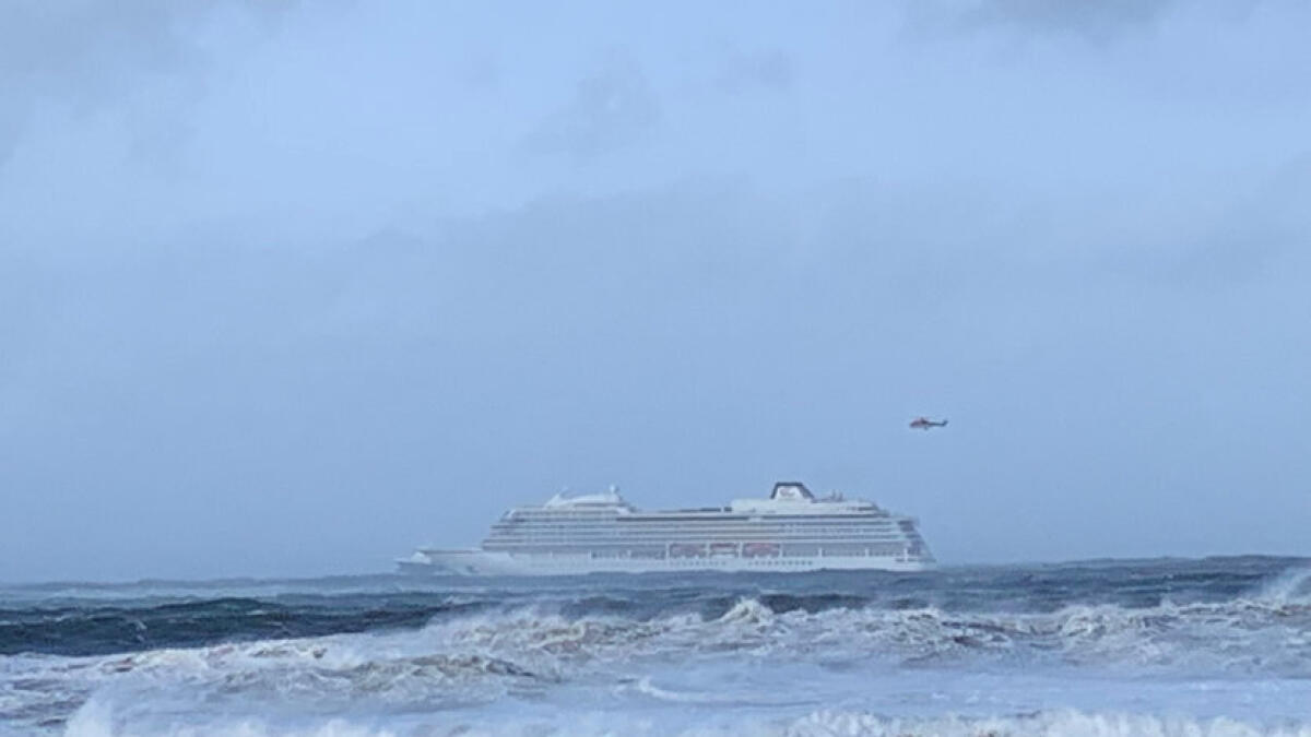 Almost 400 people winched from stricken cruise liner off Norway 