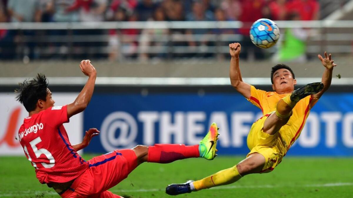 South Korea hang on for World Cup win over China