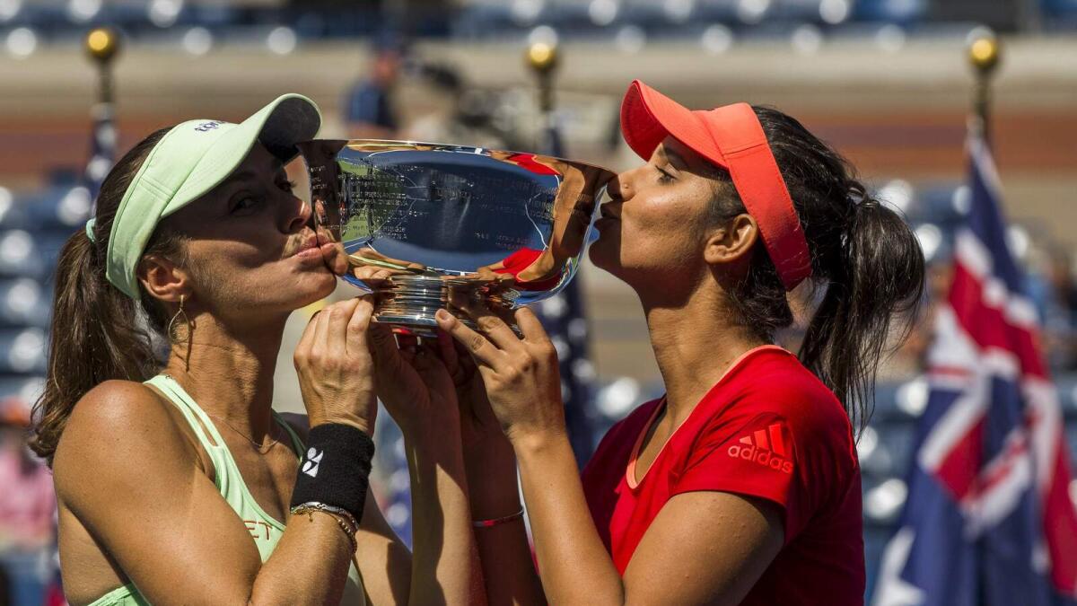 Sania-Martina wins US Open womens doubles title 