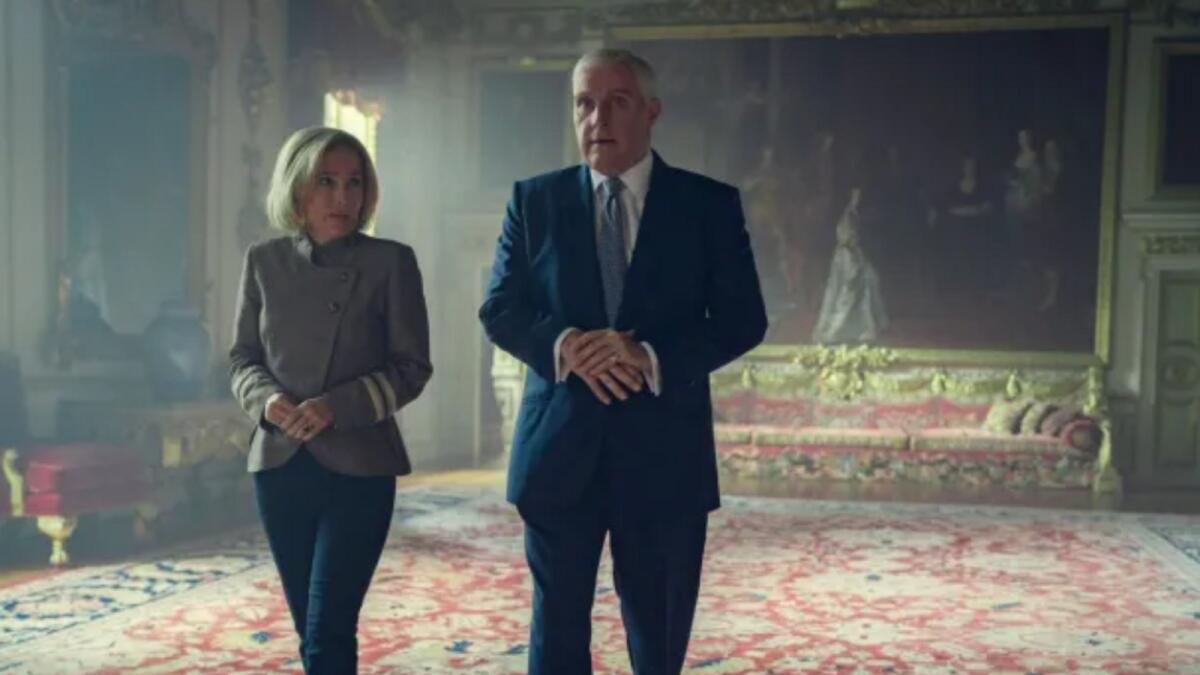 The film shows Prince Andrew showing the palace around to Emily Maitlis following the interview