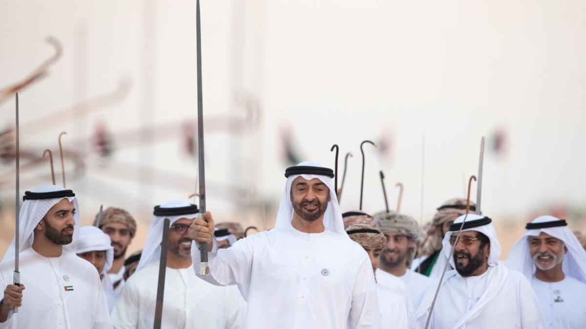 Photos: Sheikh Mohamed attends March of the Union in UAE
