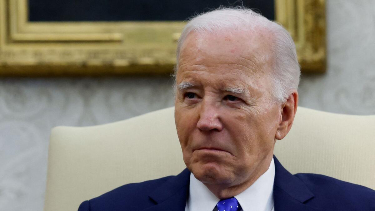 Joe Biden. — Reuters file