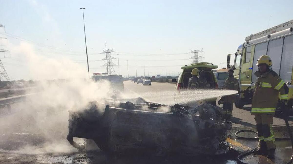 Emirati man killed in multiple-car crash in Ajman
