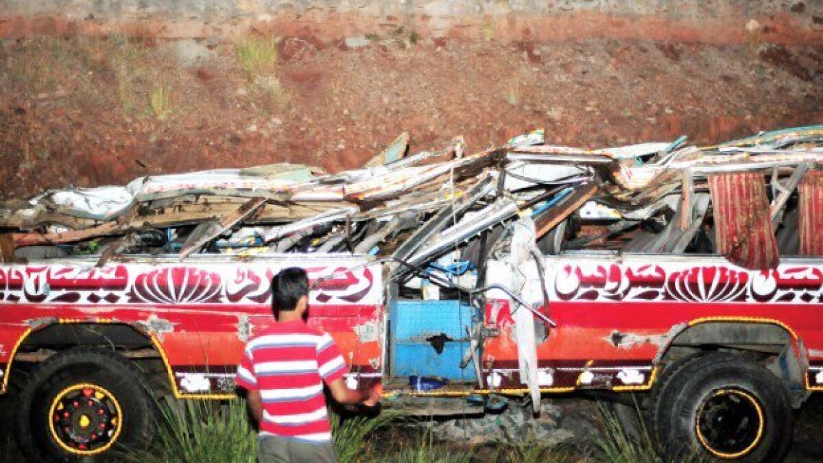 22 killed, 51 injured in Pakistan as bus falls into ravine 