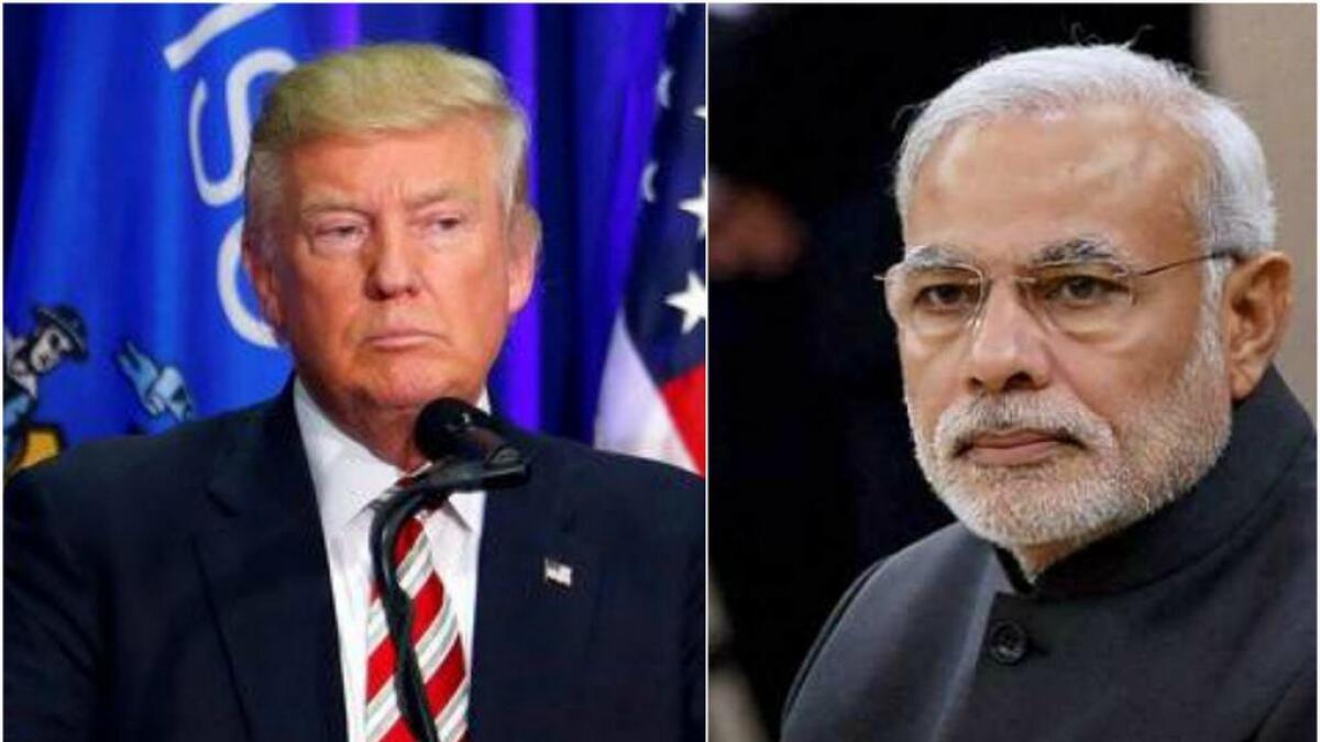 Trump congratulates Modi on election wins