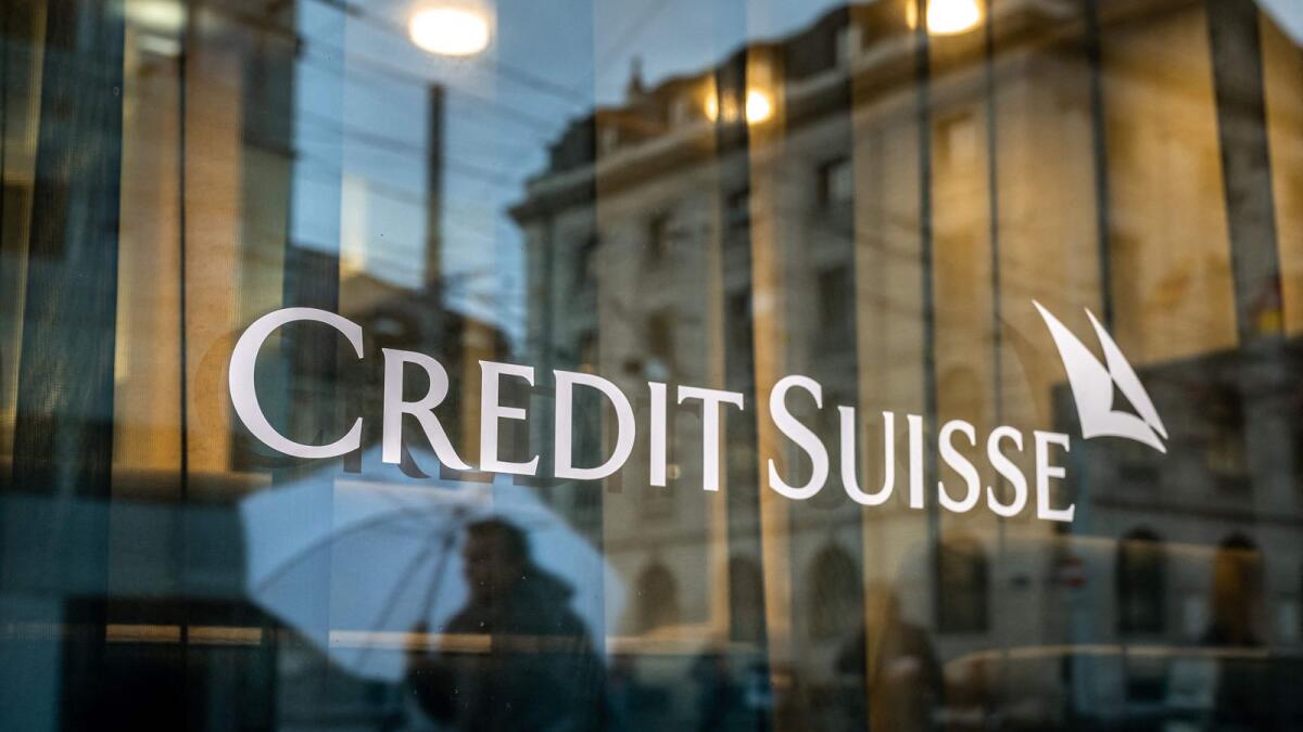 A branch of Credit Suisse in Geneva. -  AFP