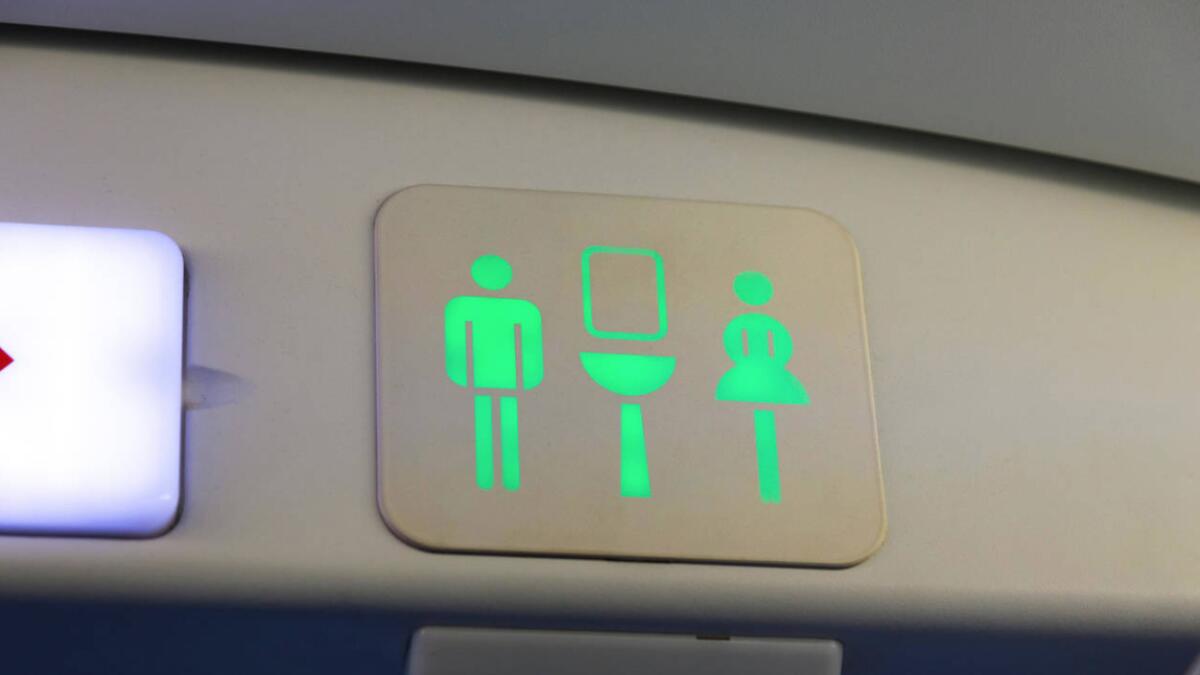 Airline staff barges inside toilet after passenger spends 15 minutes in there