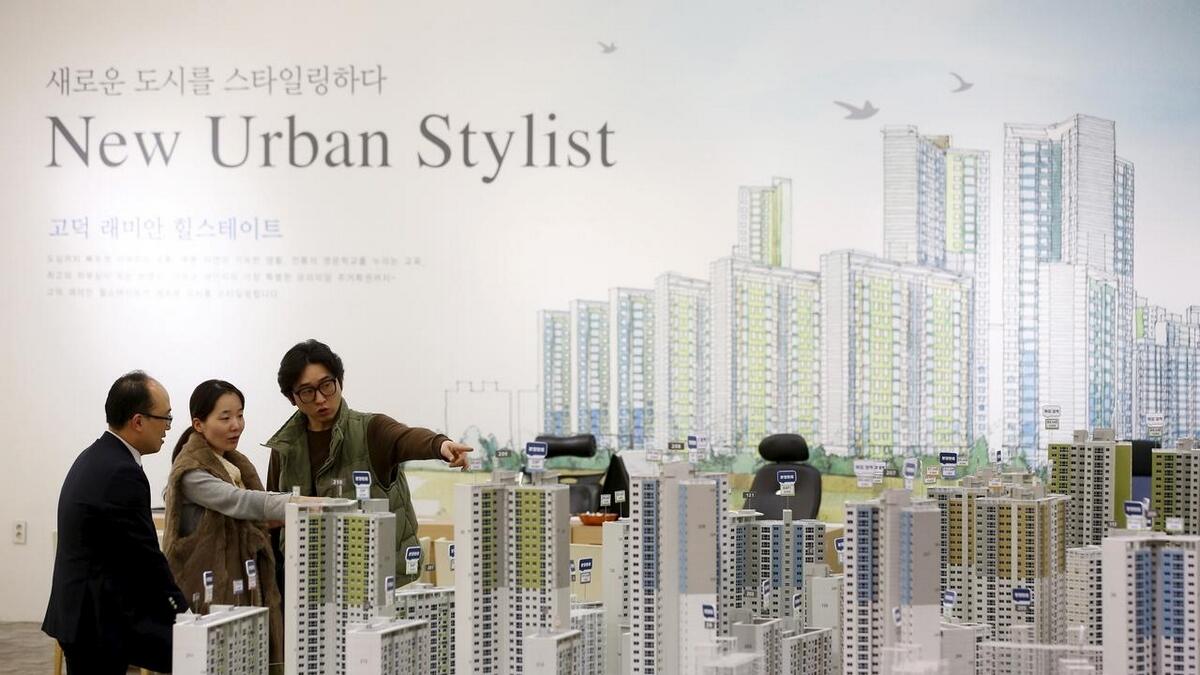 Median apartment prices in South Korea's Gangnam area have rocketed more than 50 per cent in three years.